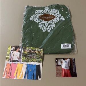 Soft Surroundings Complimentary Ruched Top NWT Size XS Long Sleeve